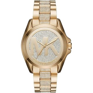 Foto 2 | Foto 2 | Reloj Michael Kors Mujer Bradshaw Mk6487 Caja Redonda 40mm Diámetro Acero Inoxidable Cierre Desplegable Movimiento Cuarzo