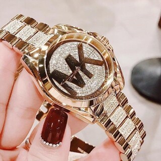 Foto 4 | Foto 4 | Reloj Michael Kors Mujer Bradshaw Mk6487 Caja Redonda 40mm Diámetro Acero Inoxidable Cierre Desplegable Movimiento Cuarzo