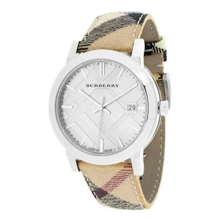 Foto 2 | Foto 2 | Reloj Burberry Mujer Classic Bu9025 Caja Redonda 38mm Diámetro Acero Inoxidable Cierre Hebilla Movimiento Cuarzo Dial Plateado