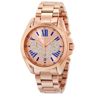 Foto 1 | Foto 1 | Reloj Michael Kors Mujer Bradshaw Mk6321 Caja Redonda 38mm Diámetro Acero Inoxidable Cierre Desplegable Movimiento Cuarzo
