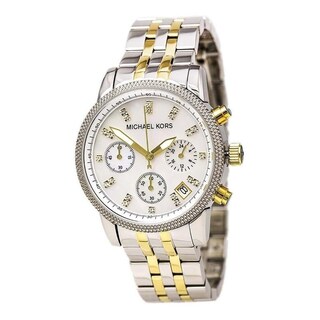 Foto 1 | Foto 1 | Reloj Michael Kors Mujer Jet Set Mk5057 Caja Redonda 36mm Diámetro Acero Inoxidable Cierre Desplegable Movimiento Cuarzo