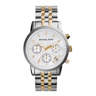 Foto 2 | Foto 2 | Reloj Michael Kors Mujer Jet Set Mk5057 Caja Redonda 36mm Diámetro Acero Inoxidable Cierre Desplegable Movimiento Cuarzo