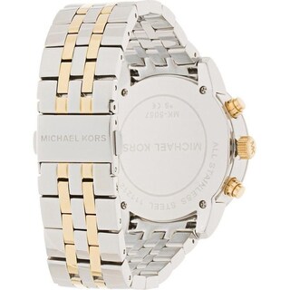 Foto 5 | Foto 5 | Reloj Michael Kors Mujer Jet Set Mk5057 Caja Redonda 36mm Diámetro Acero Inoxidable Cierre Desplegable Movimiento Cuarzo