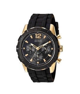 Foto 1 | Foto 1 | Reloj Guess Mujer Classic W0864g3 Caja Redonda 40mm Diámetro Acero Inoxidable Cierre Hebilla Movimiento Cuarzo Dial Negro
