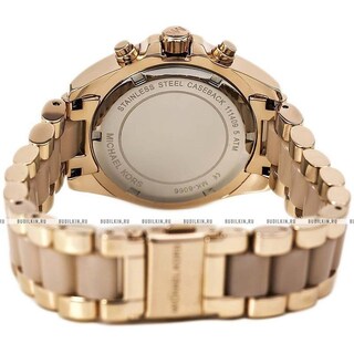 Foto 4 | Foto 4 | Reloj Michael Kors Mujer Classic Mk6066 Caja Redonda 36mm Diámetro Acero Inoxidable Cierre Desplegable Movimiento Cuarzo