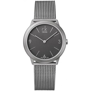 Foto 2 | Foto 2 | Reloj Calvin Klein Mujer Minimal K3m52154 Caja Redonda 35mm Diámetro Acero Inoxidable Cierre Pulsera Movimiento Cuarzo Dial Gris