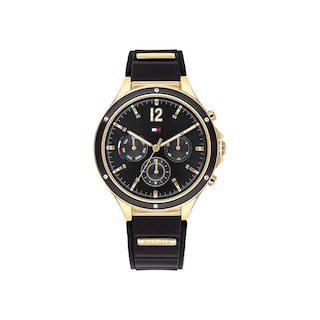 Foto 5 | Foto 5 | Reloj Tommy Hilfiger Mujer Eve 1782282 Caja Redonda 38mm Diámetro Acero Inoxidable Cierre Hebilla Movimiento Cuarzo Dial Negro