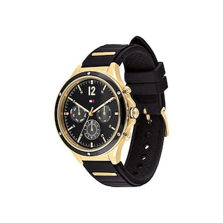 Foto 7 | Foto 7 | Reloj Tommy Hilfiger Mujer Eve 1782282 Caja Redonda 38mm Diámetro Acero Inoxidable Cierre Hebilla Movimiento Cuarzo Dial Negro