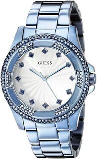 Foto 6 | Foto 6 | Reloj Guess Mujer Varis W0702l1 Caja Redonda 39mm Diámetro Acero Inoxidable Cierre Desplegable Movimiento Cuarzo Dial Blanco