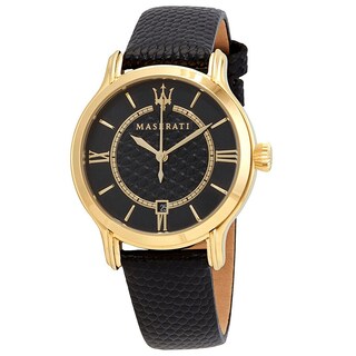 Foto 1 | Foto 1 | Reloj Maserati Mujer Epoca R8851118501 Caja Redonda 41mm Diámetro Acero Inoxidable Cierre Hebilla Movimiento Cuarzo Dial Negro