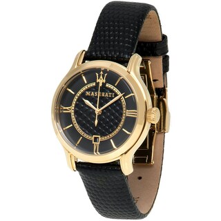 Foto 3 | Foto 3 | Reloj Maserati Mujer Epoca R8851118501 Caja Redonda 41mm Diámetro Acero Inoxidable Cierre Hebilla Movimiento Cuarzo Dial Negro