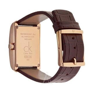 Foto 4 | Foto 4 | Reloj Calvin Klein Mujer Window K2m23620 Caja Cuadrada 26mm Diámetro Acero Inoxidable Cierre Hebilla Movimiento Cuarzo