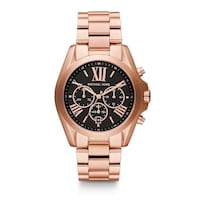 Reloj Michael Kors Mujer Classic Mk5854 Caja Redonda 43mm Diámetro Acero Inoxidable Cierre Desplegable Movimiento Cuarzo