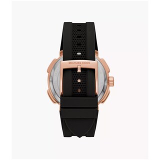 Foto 3 | Foto 3 | Reloj Michael Kors Mujer Sidney Mk7245 Caja Redonda 42mm Diámetro Acero Inoxidable Cierre Hebilla Movimiento Cuarzo Dial Negro
