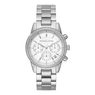 Foto 2 | Foto 2 | Reloj Michael Kors Mujer Ritz Mk6428 Caja Redonda 39mm Diámetro Acero Inoxidable Cierre Desplegable Movimiento Cuarzo