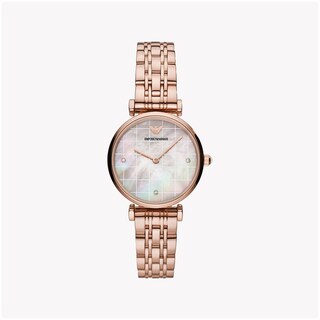 Foto 2 | Foto 2 | Reloj Emporio Armani Mujer Gianni T-bar Ar11385 Caja Redonda 32mm Diámetro Acero Inoxidable Cierre Mariposa Movimiento Cuarzo
