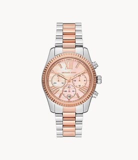 Foto 8 | Foto 8 | Reloj Michael Kors Mujer Lexington Mk7219 Caja Redonda 38mm Diámetro Acero Inoxidable Cierre Desplegable Movimiento Cuarzo