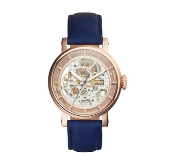 Foto 1 | Foto 1 | Reloj Fossil Mujer Boyfriend Me3086 Caja Redonda 38mm Diámetro Acero Inoxidable Cierre Hebilla Movimiento Cuarzo Dial Rosa