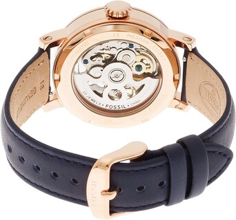Foto 3 | Foto 3 | Reloj Fossil Mujer Boyfriend Me3086 Caja Redonda 38mm Diámetro Acero Inoxidable Cierre Hebilla Movimiento Cuarzo Dial Rosa