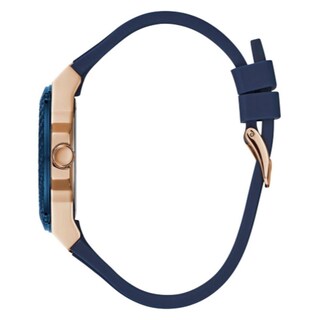 Foto 3 | Foto 3 | Reloj Guess Mujer Zena W1094l2 Caja Redonda 39mm Diámetro Acero Inoxidable Cierre Hebilla Movimiento Cuarzo Dial Azul Cristal