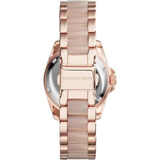Foto 5 | Foto 5 | Reloj Michael Kors Mujer Mini Blair Mk6175 Caja Redonda 33mm Diámetro Acero Inoxidable Cierre Desplegable Movimiento Cuarzo