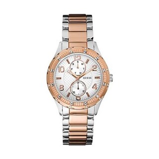 Foto 2 | Foto 2 | Reloj Guess Mujer Ladies W0442l4 Caja Redonda 39mm Diámetro Acero Inoxidable Cierre Desplegable Movimiento Cuarzo Dial Blanco