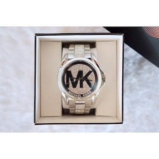 Foto 5 | Foto 5 | Reloj Michael Kors Mujer Bradshaw Mk6486 Caja Redonda 40mm Diámetro Acero Inoxidable Cierre Desplegable Movimiento Cuarzo