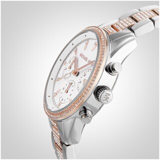 Foto 4 | Foto 4 | Reloj Michael Kors Mujer Ritz Mk6651 Caja Redonda 37mm Diámetro Acero Inoxidable Cierre Desplegable Movimiento Cuarzo