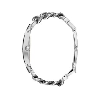 Foto 7 | Foto 7 | Reloj Guess Mujer Heavy W1117l1 Caja Rectangular 36mm Diámetro Acero Inoxidable Cierre Desplegable Movimiento Cuarzo