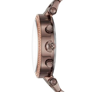 Foto 4 | Foto 4 | Reloj Michael Kors Mujer Parker Mk6378 Caja Redonda 39mm Diámetro Acero Inoxidable Cierre Desplegable Movimiento Cuarzo