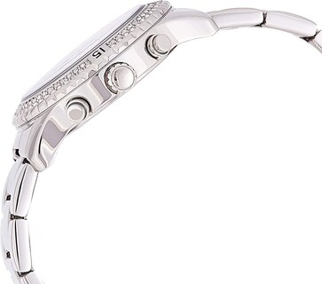 Foto 4 | Foto 4 | Reloj Guess Mujer Confetti W0774l7 Caja Redonda 38mm Diámetro Acero Inoxidable Cierre Desplegable Movimiento Cuarzo