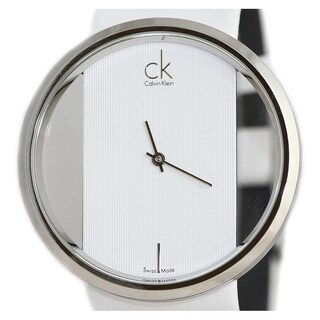 Foto 4 | Foto 4 | Reloj Calvin Klein Mujer Glam K9423101 Caja Redonda 42mm Diámetro Acero Inoxidable Cierre Hebilla Movimiento Cuarzo