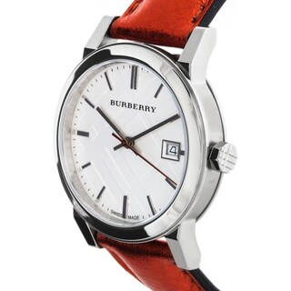 Foto 3 | Foto 3 | Reloj Burberry Mujer Classic Bu9121 Caja Redonda 34mm Diámetro Acero Inoxidable Cierre Hebilla Movimiento Cuarzo Dial Plateado