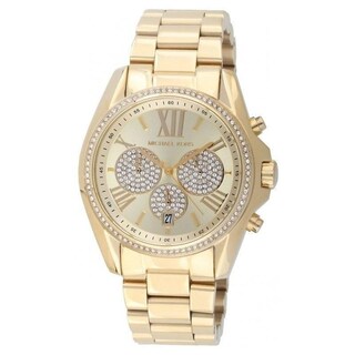 Foto 1 | Foto 1 | Reloj Michael Kors Mujer Bradshaw Mk6538 Caja Redonda 43mm Diámetro Acero Inoxidable Cierre Desplegable Movimiento Cuarzo