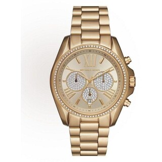 Foto 2 | Foto 2 | Reloj Michael Kors Mujer Bradshaw Mk6538 Caja Redonda 43mm Diámetro Acero Inoxidable Cierre Desplegable Movimiento Cuarzo