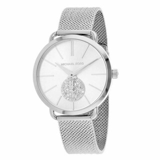 Foto 1 | Foto 1 | Reloj Michael Kors Mujer Portia Mk3843 Caja Redonda 37mm Diámetro Acero Inoxidable Cierre Desplegable Movimiento Cuarzo