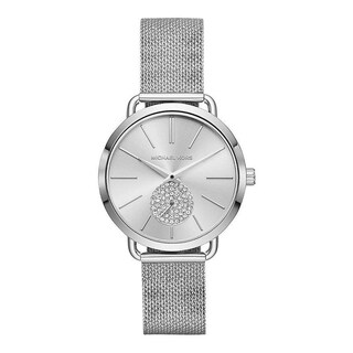 Foto 2 | Foto 2 | Reloj Michael Kors Mujer Portia Mk3843 Caja Redonda 37mm Diámetro Acero Inoxidable Cierre Desplegable Movimiento Cuarzo