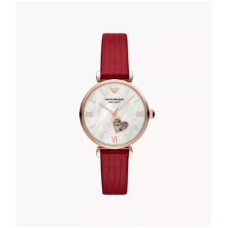 Foto 2 | Foto 2 | Reloj Emporio Armani Mujer Gianni T-bar Ar60048 Caja Redonda 34mm Diámetro Acero Inoxidable Cierre Hebilla Movimiento Automático