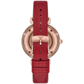 Foto 3 | Foto 3 | Reloj Emporio Armani Mujer Gianni T-bar Ar60048 Caja Redonda 34mm Diámetro Acero Inoxidable Cierre Hebilla Movimiento Automático
