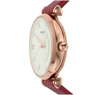 Foto 6 | Foto 6 | Reloj Emporio Armani Mujer Gianni T-bar Ar60048 Caja Redonda 34mm Diámetro Acero Inoxidable Cierre Hebilla Movimiento Automático