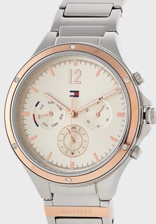 Foto 3 | Foto 4 | Reloj Tommy Hilfiger Mujer Eve 1782279 Caja Redonda 38mm Diámetro Acero Inoxidable Cierre Desplegable Movimiento Cuarzo