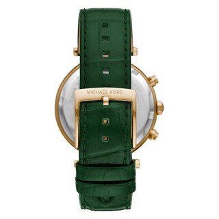 Foto 4 | Foto 4 | Reloj Michael Kors Mujer Parker Mk6985 Caja Redonda 39mm Diámetro Acero Inoxidable Cierre Hebilla Movimiento Cuarzo Dial Verde