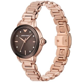 Foto 2 | Foto 2 | Reloj Emporio Armani Mujer Mia Ar11570 Caja Redonda 32mm Diámetro Acero Inoxidable Cierre Desplegable Movimiento Cuarzo