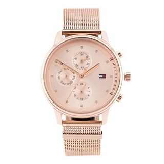 Foto 6 | Foto 6 | Reloj Tommy Hilfiger Mujer Blake 1781907 Caja Redonda 38mm Diámetro Acero Inoxidable Cierre Deslizante Movimiento Cuarzo