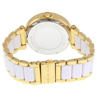 Foto 4 | Foto 4 | Reloj Michael Kors Mujer Classic Mk6313 Caja Redonda 39mm Diámetro Acero Inoxidable Cierre Desplegable Movimiento Cuarzo