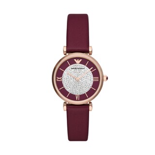 Foto 1 | Foto 1 | Reloj Emporio Armani Mujer Gianni T-bar Ar11487 Caja Redonda 32mm Diámetro Acero Inoxidable Cierre Hebilla Movimiento Cuarzo