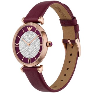 Foto 2 | Foto 2 | Reloj Emporio Armani Mujer Gianni T-bar Ar11487 Caja Redonda 32mm Diámetro Acero Inoxidable Cierre Hebilla Movimiento Cuarzo