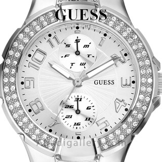 Foto 2 | Foto 2 | Reloj Guess Mujer Classic W12638l1 Caja Redonda 34mm Diámetro Acero Inoxidable Cierre Desplegable Movimiento Cuarzo