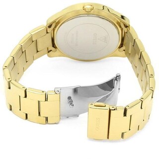 Foto 6 | Foto 6 | Reloj Guess Mujer Twist W1201l2 Caja Redonda 40mm Diámetro Acero Inoxidable Cierre Desplegable Movimiento Cuarzo Dial Dorado