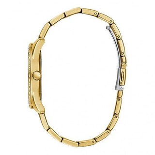 Foto 7 | Foto 7 | Reloj Guess Mujer Twist W1201l2 Caja Redonda 40mm Diámetro Acero Inoxidable Cierre Desplegable Movimiento Cuarzo Dial Dorado